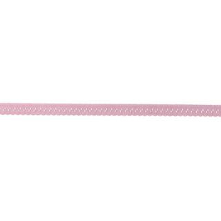Fettuccia elastica pizzo [12 mm] – rosa anticato, 