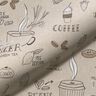 tessuto arredo mezzo panama, caffè, tè & torta – naturale,  thumbnail number 2