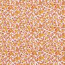 tessuto in cotone cretonne Numerosi fiori – caramello/bianco,  thumbnail number 1