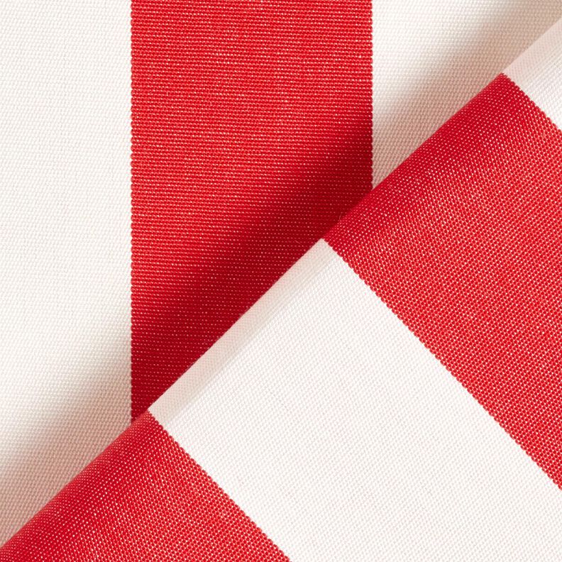 tessuti da esterni tessuti canvas Rigato – rosso/avorio,  image number 4