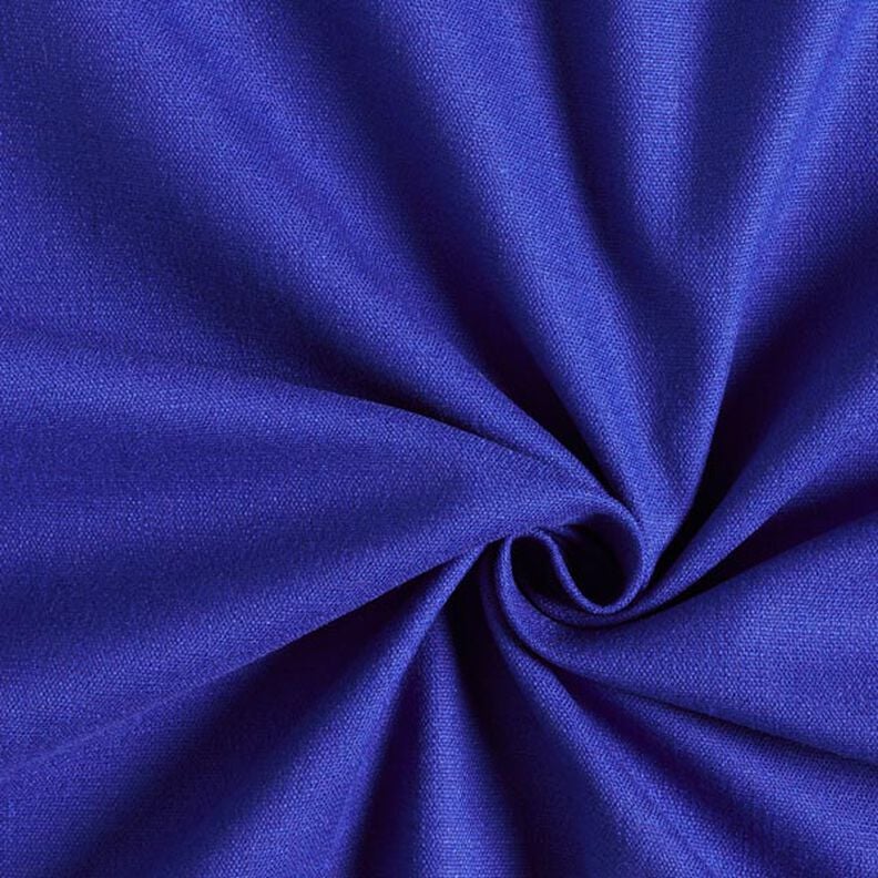 tessuto in misto lino stretch – blu reale, image number 1