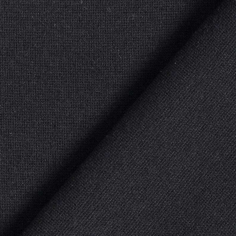 GOTS tessuto per bordi e polsini in cotone | Tula – nero,  image number 3