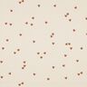 jersey a coste cuori sparsi | Poppy Fabrics – beige chiaro/marrone,  thumbnail number 1