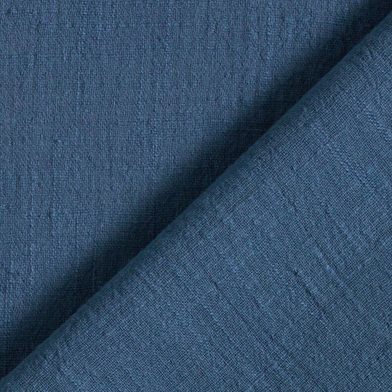 Tessuto di cotone con aspetto lino – blu reale,  image number 3