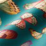 Tessuti da esterni canvas farfalle – petrolio chiaro,  thumbnail number 2