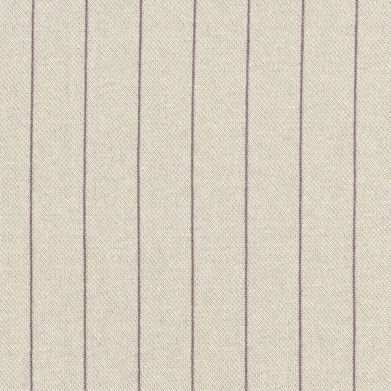 Tessuto jacquard gessato – beige/marrone scuro,  image number 1