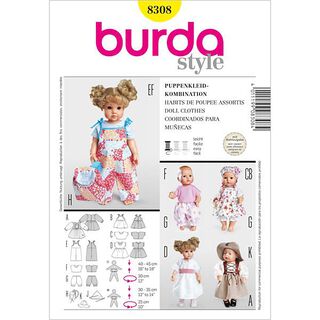 Abiti per bambole, Burda 8308, 