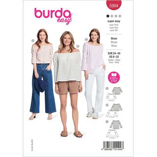 camicetta  | Burda 5904 | 34-48, 