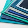 tessuto per bordi e polsini tinta unita – colore blu jeans,  thumbnail number 9