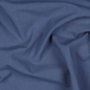 tessuto in cotone Krinkel pre-lavato &ndash; colore blu jeans, 