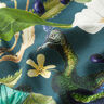 tessuto arredo mezzo panama, stampa digitale pavone – verde scuro,  thumbnail number 2