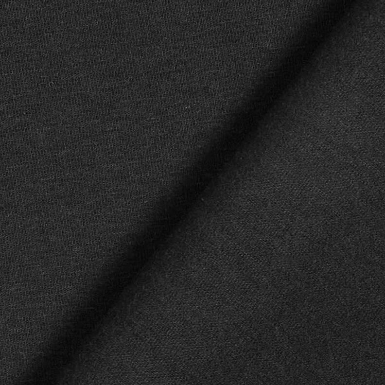 bambù jersey di viscosa tinta unita – nero,  image number 5