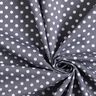 popeline di cotone Pois Polka – grigio ardesia/bianco,  thumbnail number 3