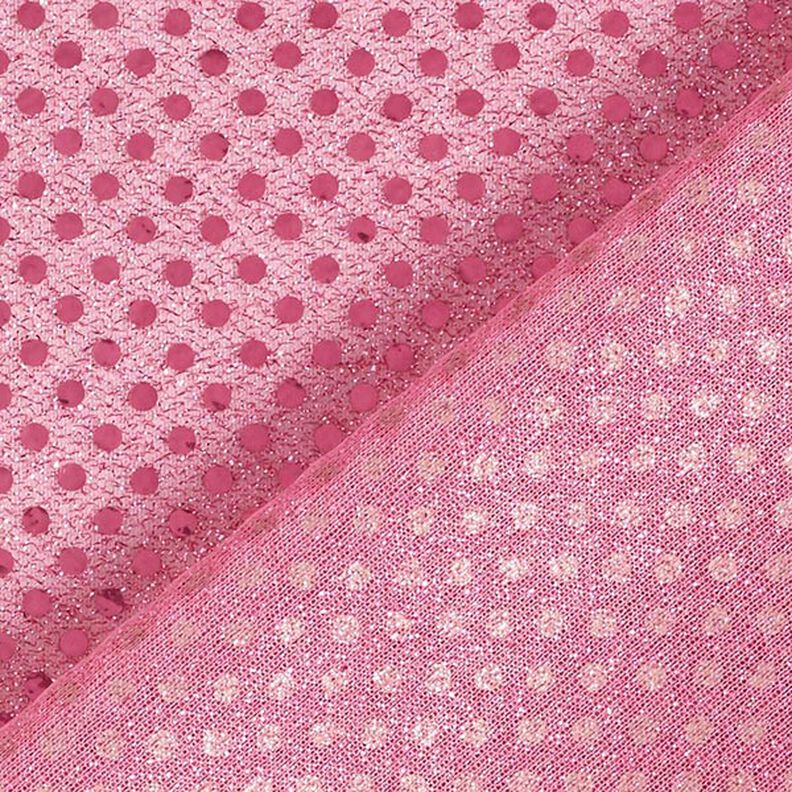 tessuto con paillettes, piccoli pois – rosa,  image number 5