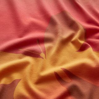 jersey di cotone, farfalle – arancione, 