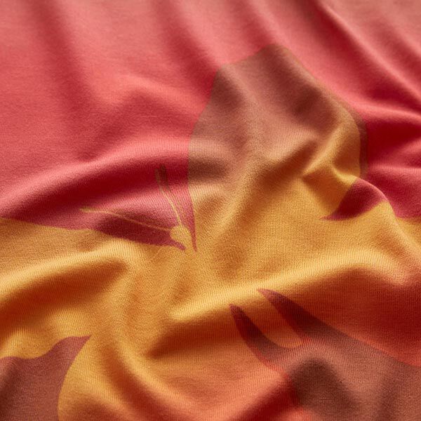 jersey di cotone, farfalle – arancione, image number 2