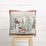 taglio di tessuto arredo gobelin Pupazzo di neve – rosso carminio/beige chiaro,  thumbnail number 6