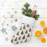 tessuto arredo mezzo panama Abeti delicati – naturale/verde,  thumbnail number 9