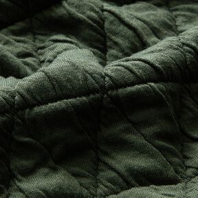 Jersey trapuntato a rombi – verde scuro, 