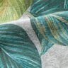 tessuto arredo tessuti canvas Foglie di ficus – abete blu/grigio,  thumbnail number 2