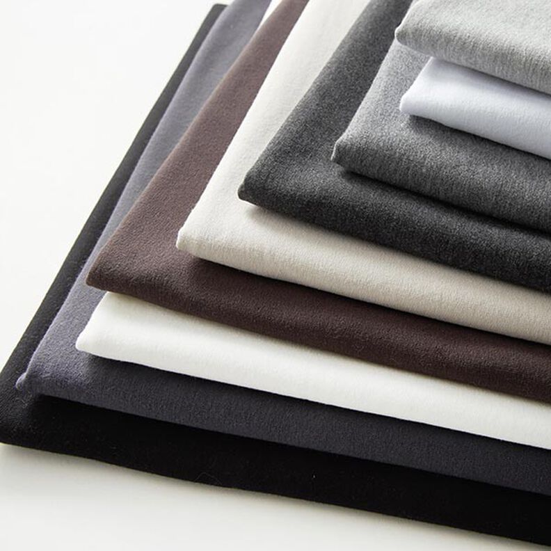 felpa di cotone leggera tinta unita – colore blu jeans, image number 10