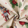 tessuto arredo gobelin Schiaccianoci festivi – beige chiaro/rosso,  thumbnail number 3
