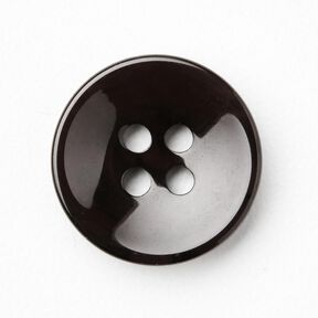 Bottone marmorizzato a 4 fori [Ø 15 mm] – nero, 