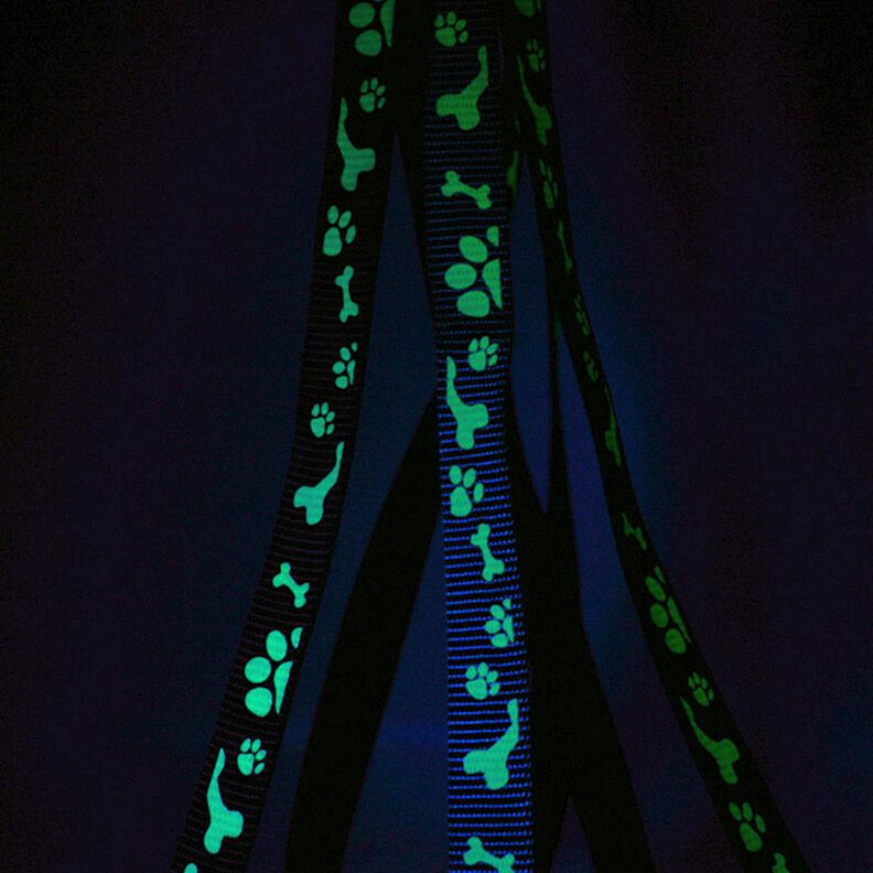 Nastro riflettente Guinzaglio per cani [20 mm] – giallo neon,  image number 3