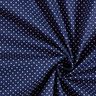 popeline di cotone piccoli pois – blu marino/bianco,  thumbnail number 5