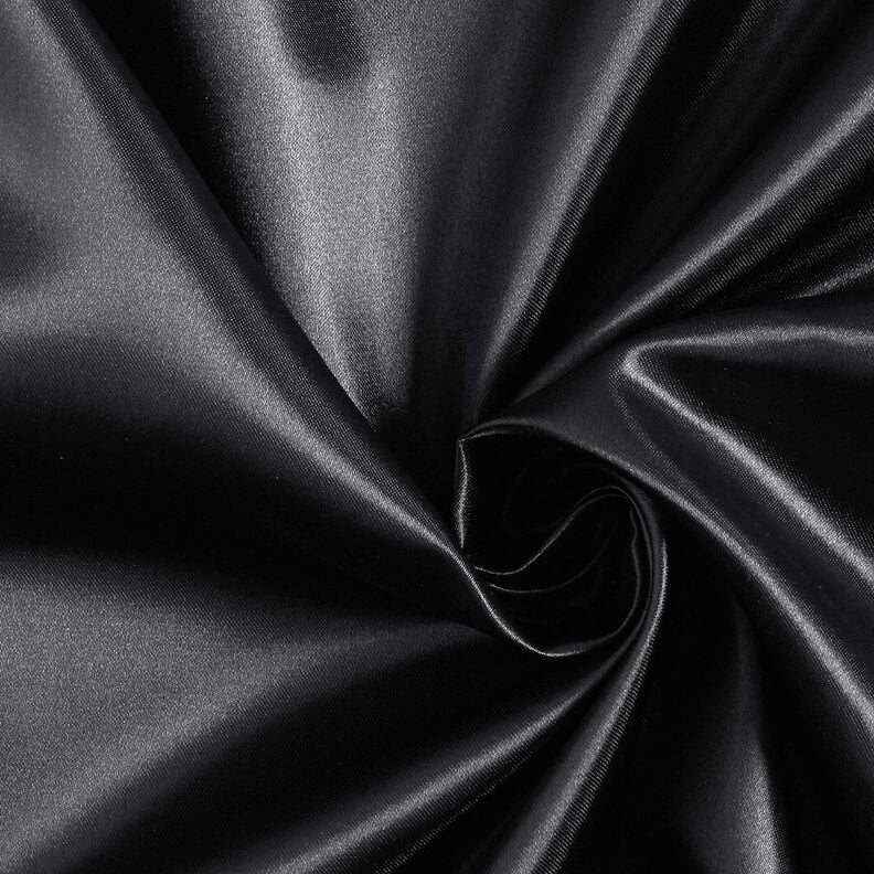 satin poliestere – nero, image number 1