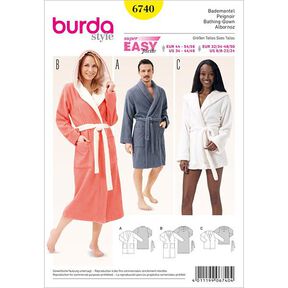 Accappatoio, Burda 6740, 