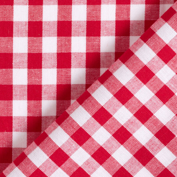 tessuto in cotone Vichy - 1 cm – peperoncino, image number 3