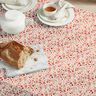 tessuto in cotone cretonne fiori di rosa – avorio/aragosta,  thumbnail number 5
