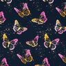jersey di cotone Farfalle | Glitzerpüppi – blu notte/pink,  thumbnail number 1