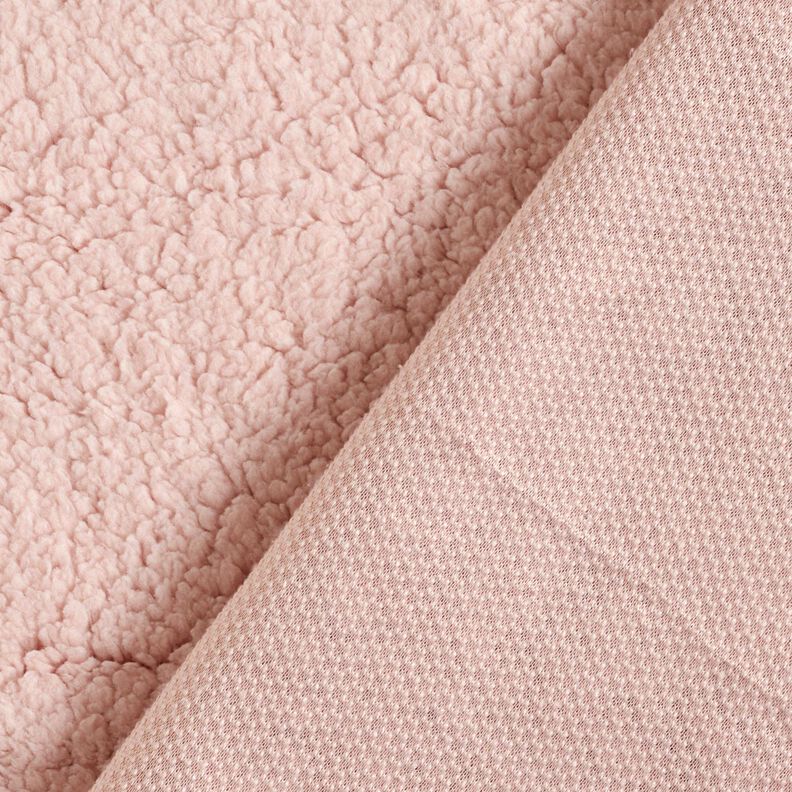 Soffice tessuto in peluche – rosé,  image number 4