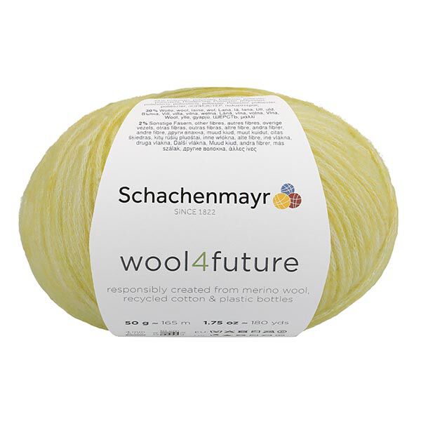 Wool4future, 50g (0020) | Schachenmayr – giallo chiaro,  image number 2