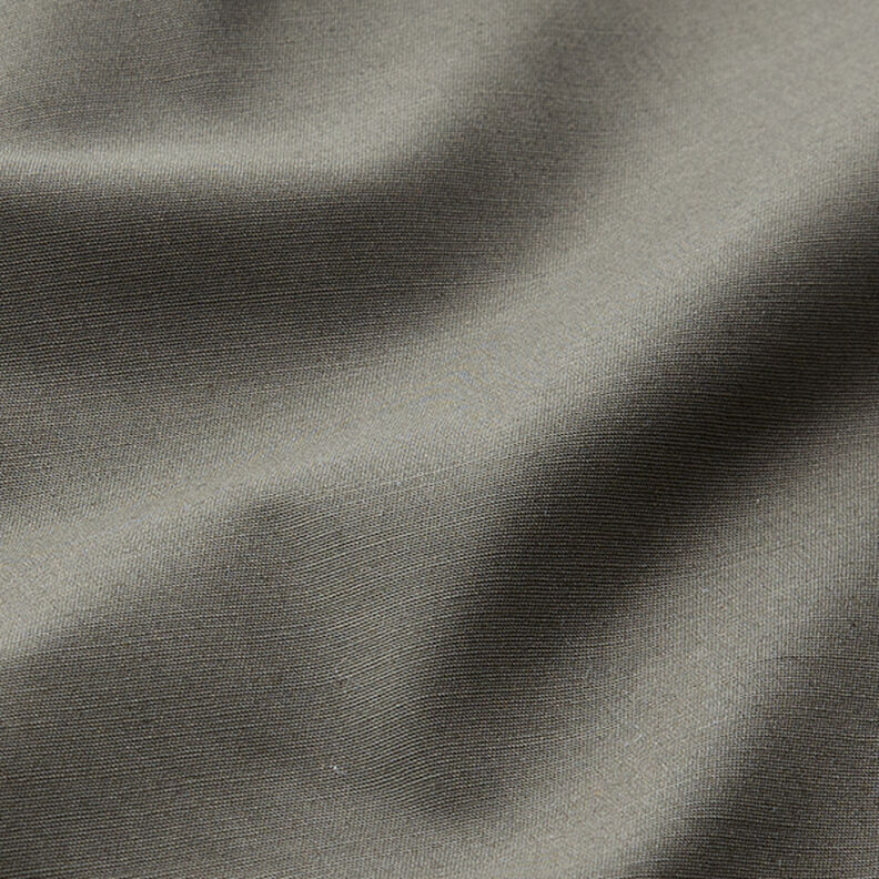 Tessuto in cotone elasticizzato, tinta unita – cachi,  image number 2