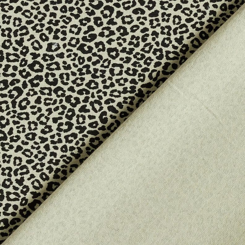 jersey di cotone mini stampa leopardata – greige/nero,  image number 4