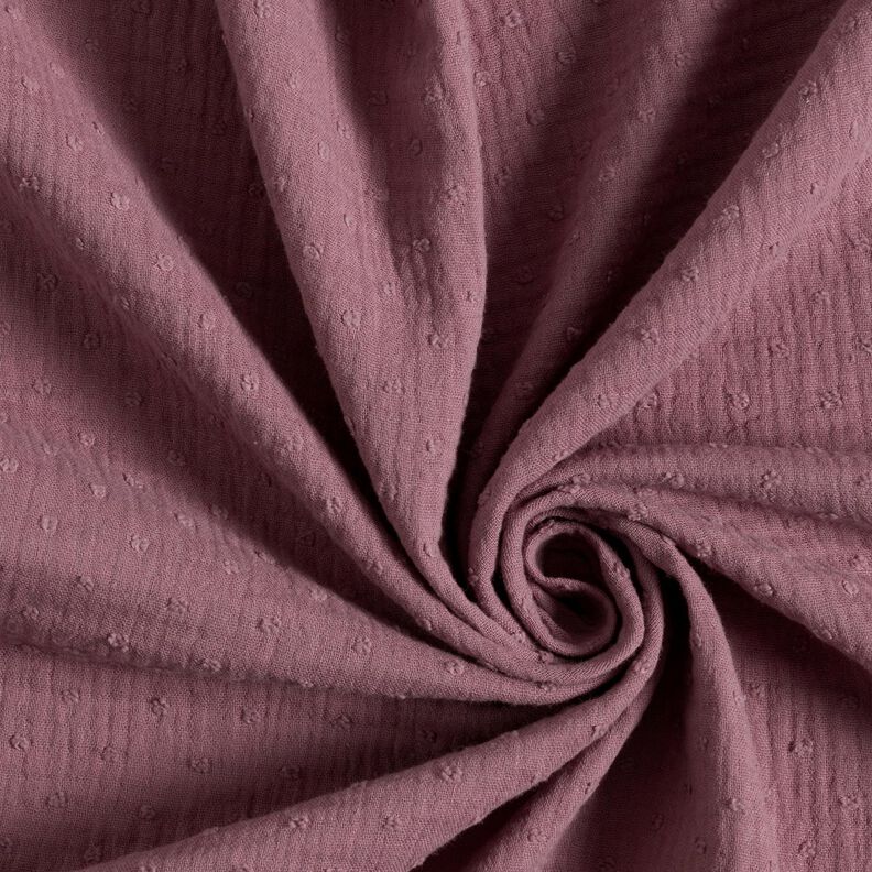 mussolina / tessuto doppio increspato dobby – color bacca chiaro,  image number 3