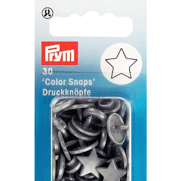 bottoni a pressione Color Snaps - stella 5 - grigio argento| Prym,  image number 3