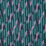 jersey romanit Losanghe astratte – petrolio/rosa,  thumbnail number 1