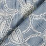 <h2>Tessuto di Cotone Ricamato Fiori &ndash; Batista, Blu Jeans Chiaro/Bianco Lana</h2>,  thumbnail number 4