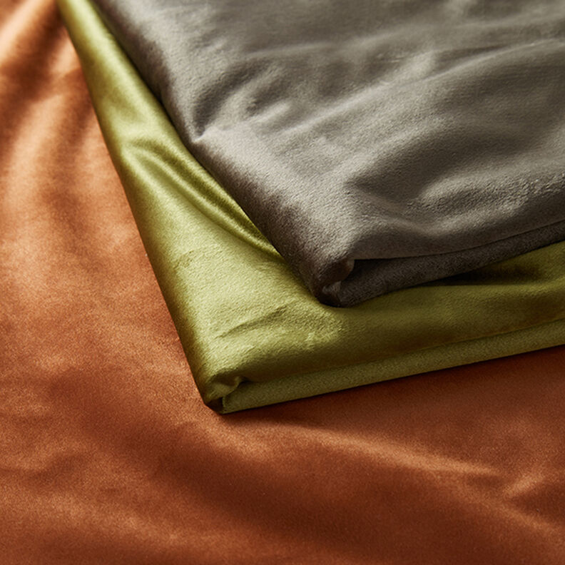 tessuto arredo velluto – verde oliva,  image number 4
