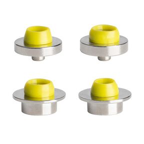 set di utensili, rivetti tubolari [4 pezzi | Ø 7,5+9 mm] | Prym – argent metallica/verde chiaro, 