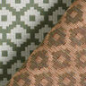 Tessuto jacquard da esterni losanghe – verde oliva,  thumbnail number 4