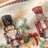 taglio di tessuto arredo gobelin Duetto di schiaccianoci – rosso carminio/beige chiaro,  thumbnail number 2