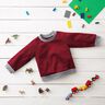 pile da montagna soffice felpa tinta unita – rosso carminio,  thumbnail number 9