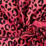 viscosa voile Disegno di bordura con leone e fiori taglio di tessuto – pink/arancione,  thumbnail number 4