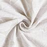 tessuto arredo Jacquard Grande ginkgo – grigio nebbia/avorio,  thumbnail number 3