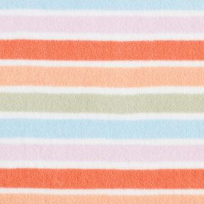 pile antipilling Strisce variopinte – bianco, 